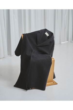 Wool Over Coat - CHARCOAL GRAY (12520006)