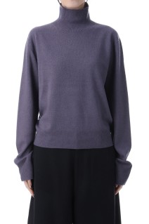 Wool Cashmere Turtle Knit - S/BLUE (12520537)