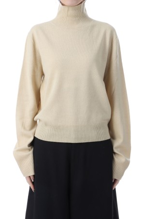 Wool Cashmere Turtle Knit - SAND (12520537)