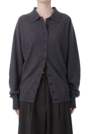 Raccoon Knit Cardigan - GRAY (12520522)