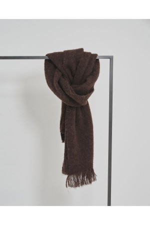 Brashed Volume Stole - DARK BROWN (12521033)
