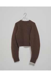 Wool 100% Raglan Knit - BROWN (12520520)