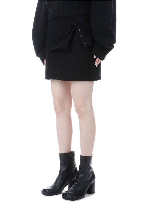 Layered Knit Skirt - BLACK (12520808) | セレクトショップ