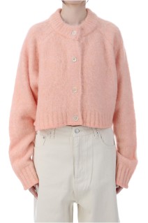 Brashed Knit Cardigan - PINK BEIGE (12520530)