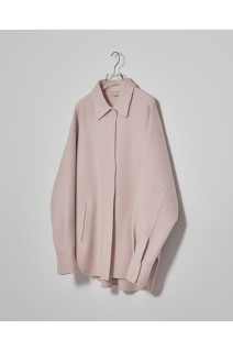 Wool Shirts Jacket - BABY PINK (12520415)