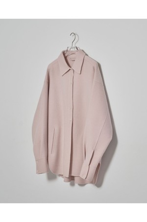 Wool Shirts Jacket - BABY PINK (12520415)