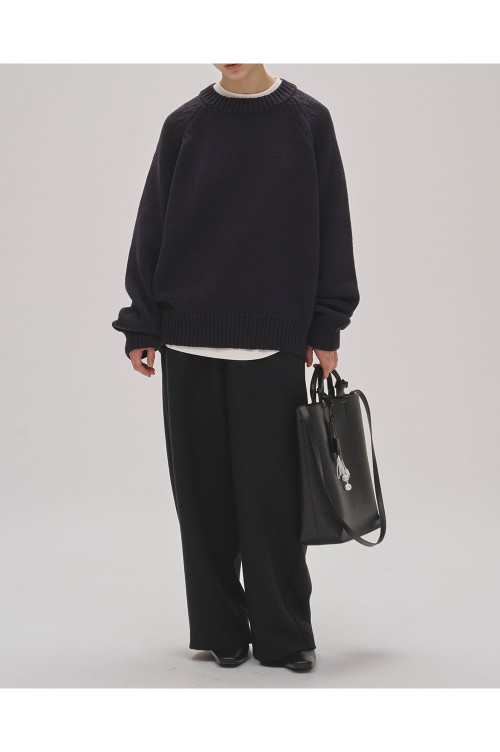 Wide Cocoon Trousers - BLACK (12520722) | セレクトショップ