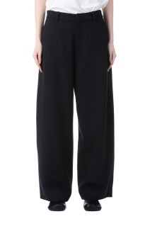 Wide Cocoon Trousers - BLACK (12520722)