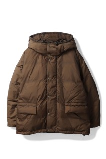 Super Light Nylon Hooded Outdoor Down Jacket - BROWN (RN29373002)
