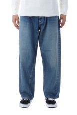 Baggy 5 Pocket Pants - Medium Dark Blue Damage (PTLM-25BG-PIMDBL-D)