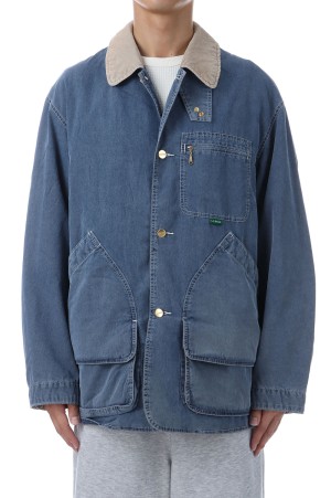 Bean’s  Field Coat Insulated Indigo - FADE BLUE (5575-2043)