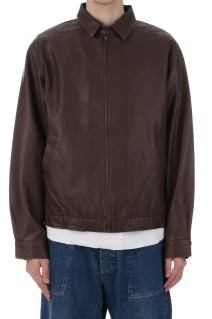 Synthetic Leather Jacket - Vintage Brown (SD25F-JK03)
