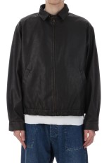 Synthetic Leather Jacket - Vintage Black (SD25F-JK03)