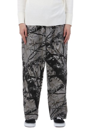 Camouflage Wide Easy Pants - Grey Camo (SD25F-PT06)