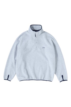 Fleece Snap Pullover - Ash (SD25F-CT11)
