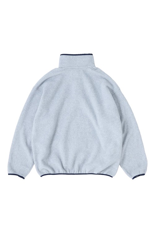 Fleece Snap Pullover - Ash (SD25F-CT11) | セレクトショップ