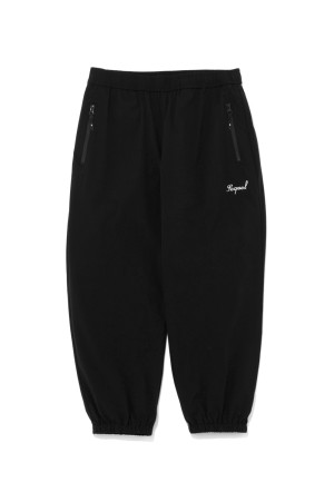 NYLON SET UP PANTS / BLACK (SQ-25AW-PT-01)