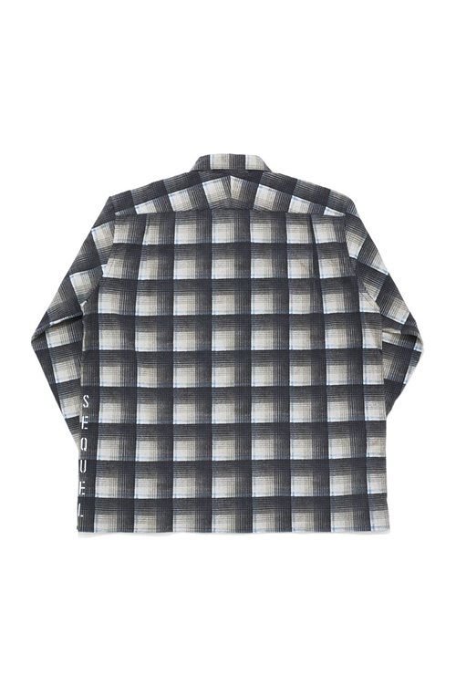 OPEN COLLAR SHIRT / GRAY (SQ-25AW-SH-01) | セレクトショップ