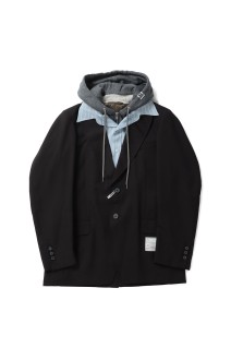 TRIPLE LAYERED JACKET - BLACK (B15JK091)