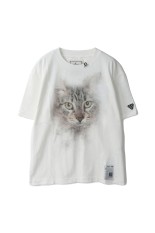 CAT PRINTED TEE - WHITE (K15TS771)