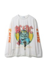 Trompe l'oeil Mosaic T-shirts(L/S) - White (25-2205)