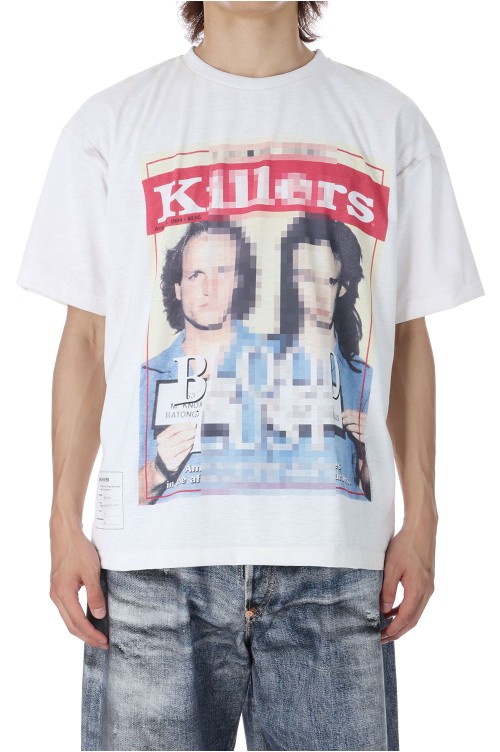 Trompe l'oeil Mosaic T-shirts(S/S) - White (25-2207) | セレクト