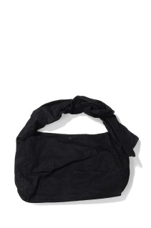 WASHED KNOTTED LIDIA BAG - BLACK (OA-AW25-BAG-104-01)