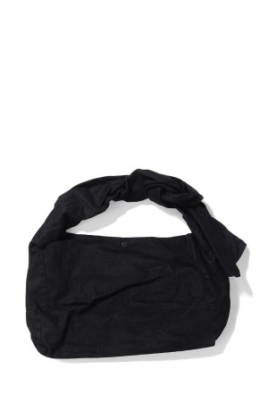 WASHED KNOTTED LIDIA BAG - BLACK (OA-AW25-BAG-104-01)