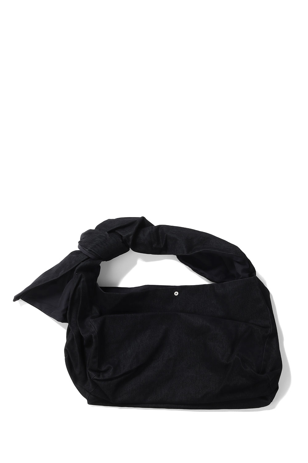 WASHED KNOTTED LIDIA BAG - BLACK (OA-AW25-BAG-104-01) | セレクト
