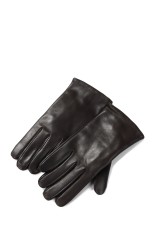 CURVED GLOVES - DK BROWN (OA-AW25-ACC-102-01)