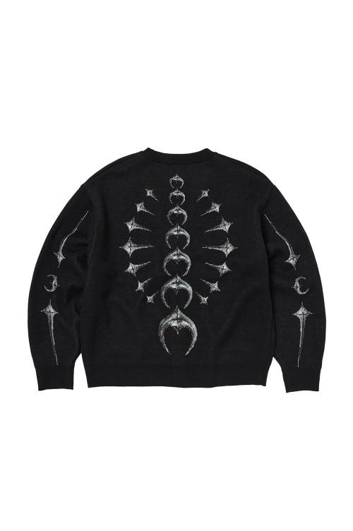 TC Bone Knit Cardigan / BLACK (TC25KN2101) | セレクトショップ