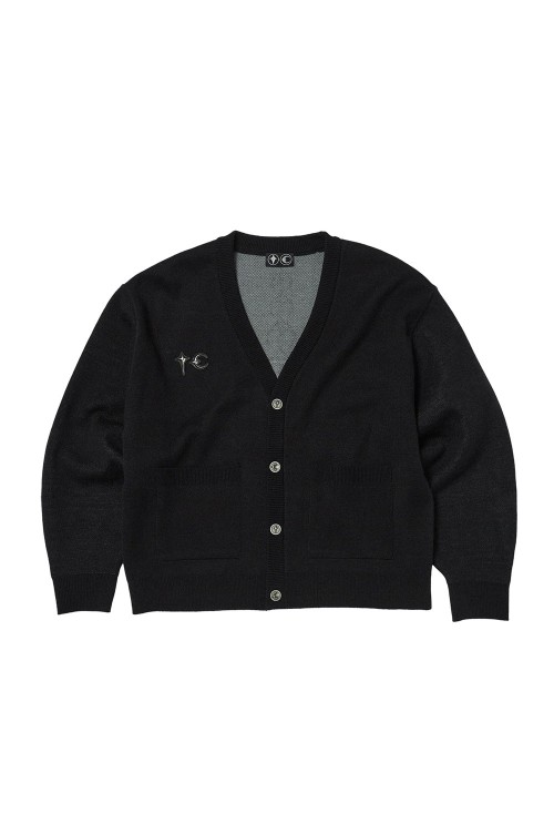 TC Bone Knit Cardigan / BLACK (TC25KN2101) | セレクトショップ