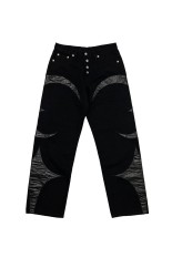 TC Bone Leather Denim Pants / BLACK (TC25PT2102) | セレクト