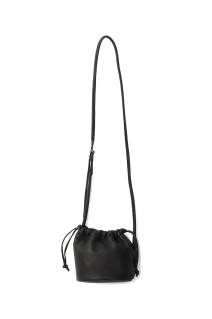 HAND POUCH MINI + SHOULDER - BLACK (DA115)