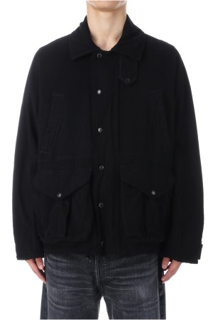 Fulling Wool Jacket - BLACK (WP-J012-051)