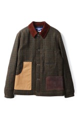 Tweed Coverall Jacket - KHAKI (WP-J033-051)