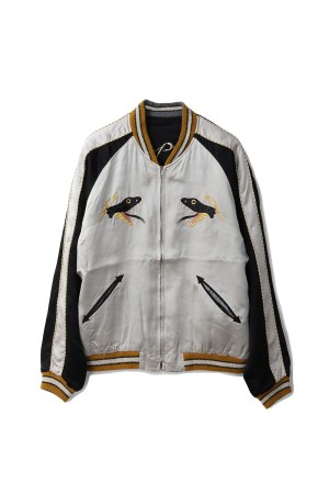 SOUVENIR JACKET -KOSHO & CO- SPECIAL -BLACK SNAKE-×-PINK SNAKE- (TT15808 )