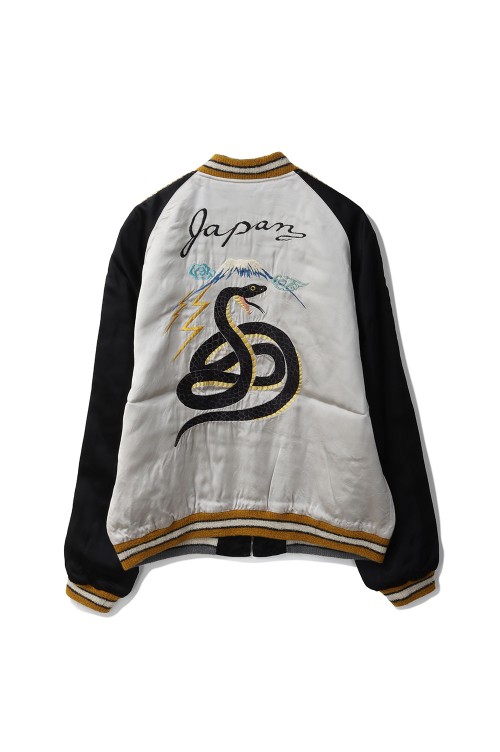 SOUVENIR JACKET -KOSHO & CO- SPECIAL -BLACK SNAKE-×-PINK SNAKE