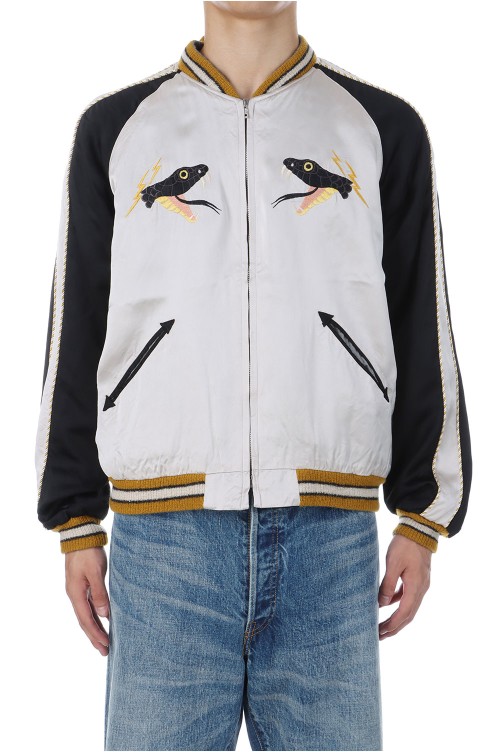 SOUVENIR JACKET -KOSHO & CO- SPECIAL -BLACK SNAKE-×-PINK SNAKE