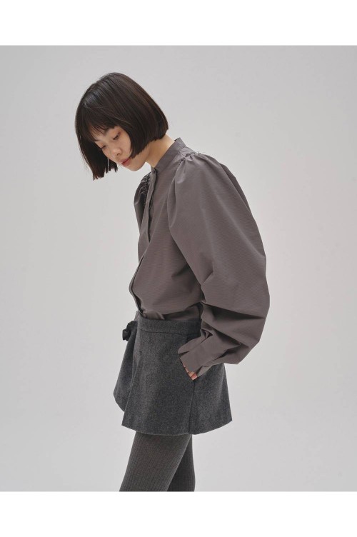Box Wool Shortpants -GRAY (12520725) | セレクトショップ