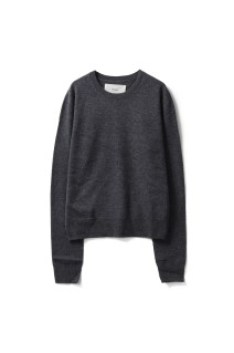 Wool Cashmere Seamless Knit - GRAY (12520538)