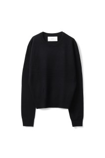 Wool Cashmere Seamless Knit -BLACK (12520538)