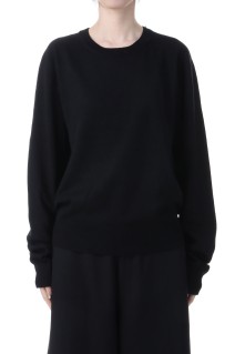 Wool Cashmere Seamless Knit -BLACK (12520538)