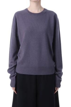 Wool Cashmere Seamless Knit - S/BLUE (12520538)