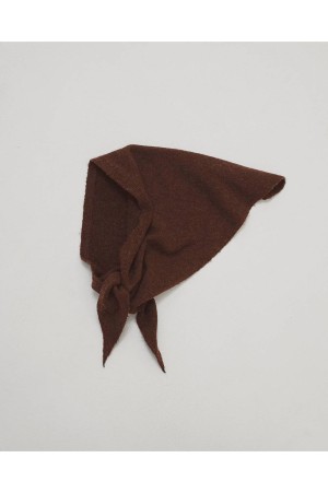 Soft Knit Scarf - CHOCOLATE (12521039)