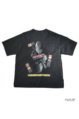 S/S T-Shirt  (SAKAMOTO) - BLACK (TSDM25SM001)