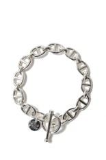 Anchor Link Bracelet -10mm - Silver (XOB102-19)