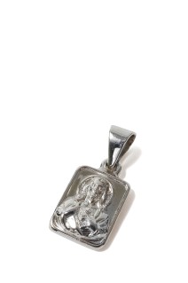 Medal Charm -Heart of Jesus - Silver (XOC007)