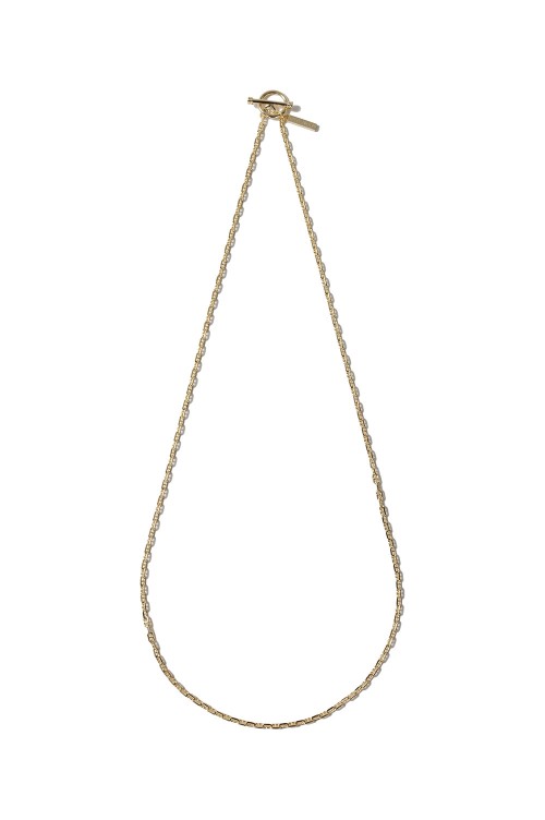 Solid Anchor Link Necklace -60cm/Gold- (XON047-60G