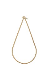 Tiny Solid Anchor Link Necklace -50cm/Gold- (XON046-50G